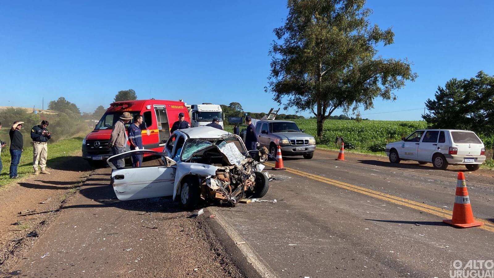 Homem E Mulher Morrem Em Acidente Na BR 386 O Alto Uruguai